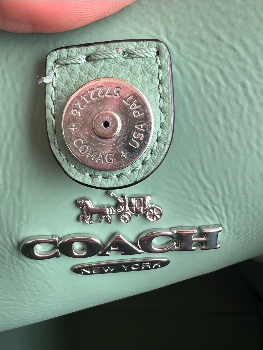COACH Central Tote 39 Smooth Leather Peacock 🦚 - Picture 10 of 16